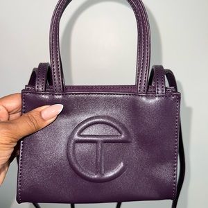 Telfar Eggplant Mini Bag